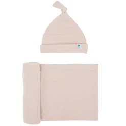 Stretch Knit Swaddle & Hat Set