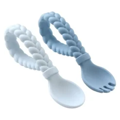 Sweetie Spoons - Silicone Baby Fork + Spoon Set