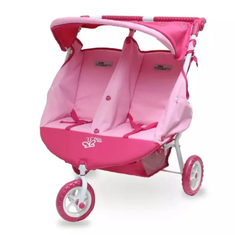 Twin Mini Marathon Butterfly Pink Dolls Stroller