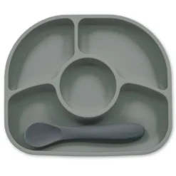 Yümi Silicone Plate and Spoon Set